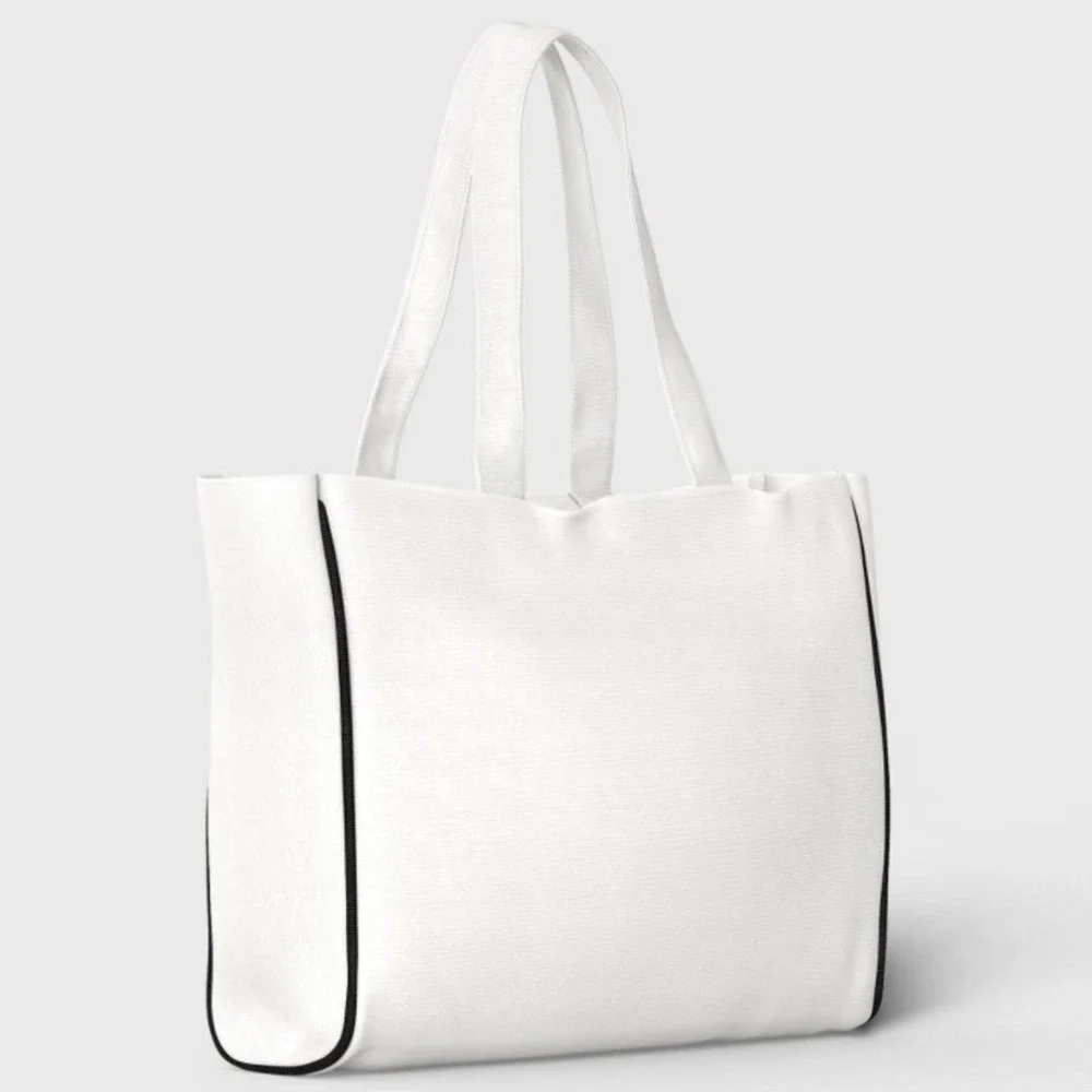 Tote and Pouch Kit for Teacher Bright White - up&up